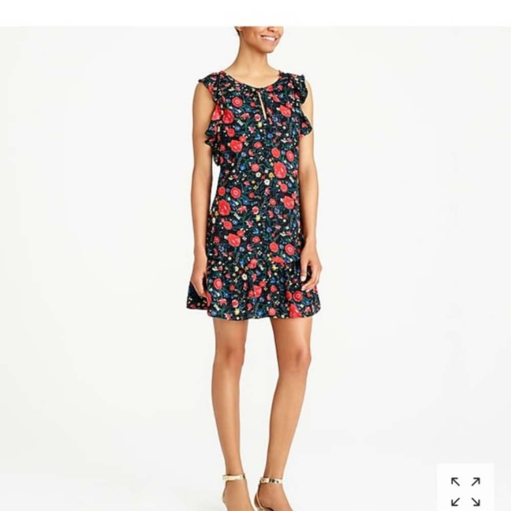 NWT J Crew Flutter Dress Size XXS